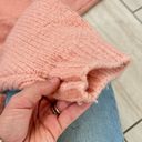 Anthropologie  Crop Light Pink Knit Wool Blend Sweater Size Large Photo 4