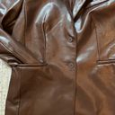 H&M Vegan Leather Oversized Blazer Photo 1