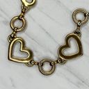 Vintage Heart Toggle Gold Tone Metal Chain Link Belt OS One Size Photo 10
