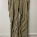 prAna  Womens Gorpcore Hiking Athleisure Pants Beige Nylon Pull On Size 10 Photo 0