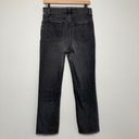 Abercrombie & Fitch The Ankle Straight Ultra High Rise Jeans 28 Black Cropped Photo 1