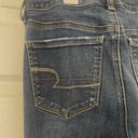 American Eagle Jeans Womens Size 6 Regular Denim Blue Hi Rise Jegging Super Stretch Distressed Photo 2