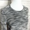 Merona  Heather Gray Boucle Long Sleeve Drawstring Waist Casual Dress Size XS Photo 3