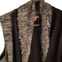 Juicy Couture  long bling cardigan vest black silver size S Photo 6