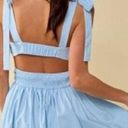 Blue Blush NEW  Blue Front Twist Cut Out Mini Dress Size Medium Photo 1