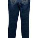 Bebe  (24) (26x32) Regular Icon Crystal Knockout Skinny Jeans Myth Blue Low Rise Photo 44