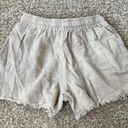 ELCE Swim Gauzy Paperbag Shorts Size Small Tan Photo 5