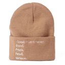 Krass&co LA/TC Los Angeles Trading  Fluent Italian Beanie in Wheat Photo 0