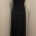 City Triangles VTG 90s Y2K  Black Strapless / Halter Convertible Black Maxi Dress Photo 3