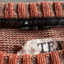 Elizabeth and James Textile  Orange Cotton Sweater Size S Photo 10