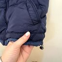 American Eagle  Puffer Vest Womens Size S Navy Blue Full Zip Basic Minimalist Photo 8