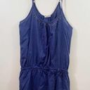 Converse  One Star Tie Waist Navy Semi Sheer Mini Dress Photo 0