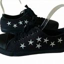 American Eagle  Black Stars‎ Embroidered Sneakers 8 Photo 2