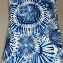 Tommy Bahama  Womens Small S Sleeveless Blue White Bohemian Print Ruched Top Photo 2