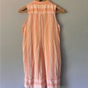 Faherty  Isha Dress in Sepia Neutral Stripe Photo 6