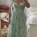 Seaside Belle Midi Dress Green Size M Photo 1