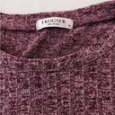 Ekouaer Plum Purple Ribbed Pajama Lounge Set Size M Photo 2