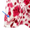 Oscar de la Renta  Pink & White Floral Stretch Cotton A-Line Dress Women’s Size 6 Photo 8