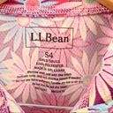 L.L.Bean  floral quarter zip active top size 4 Photo 2