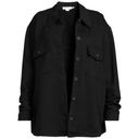 Good American 
Fleece Shirt Jacket size 1/2 (b33.5) Photo 0