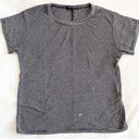 Brandy Melville Navy Grey Stripe Tshirt Photo 0