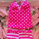 Love Culture y2k hot pink polka dot striped tankini  Photo 7