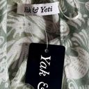 Yeti NWT Yak &  Green Floral Thin Shawl Cardigan One Size Photo 7