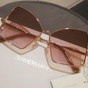 Zimmermann 💕💕 Empire Butterfly Sunglasses ~ Rose Gold Brown Gradient NWT Photo 0