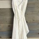 Yumi Kim Meadow Maxi Ivory Lace Belted Wrap V-Neck Crochet Long Midi Dress Gown Photo 8