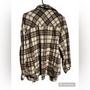 SheIn Men’s or Women’s Flannel Oversized Shirt Jacket | Plaid Shaket | Size Large Photo 2