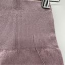 Everlane  The Seamless High Rise Ribbed Bike Shorts in Dusty Lavender Sz XS/S NEW Photo 4