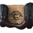 Charlie 1 Horse NWT  By Lucchese Walnut & turquoise boots in original box size 11 Photo 1