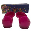 Stuart Weitzman Jealous  Jelly d'Orsay Flat - Raspberry - 38 Photo 5