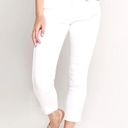 J Brand  Ruby High Waist Crop Cigarette Jeans In Luna White Size 24 Photo 3