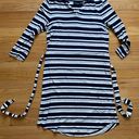 Cynthia Rowley Blue And White Striped Dress  Photo 1