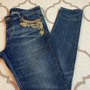 Denim & Supply Ralph Lauren Ralph Lauren Denim & Supply Skinny Gold Embroidered Distressed Jeans Photo 0