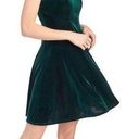 Gabby Skye  Cut-Out Velvet Dress Green Size 14 NWT Photo 0