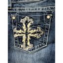 Miss Me  leather cross bootcut jean 31 Photo 5