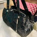 DKNY Patent Leather Quilted Duffle Bag Photo 3