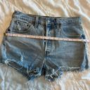 Levi’s 501 cutoff style light blue denim shorts Photo 8