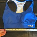 FILA  Sport Blue Racerback Running Sports Bra Size Small Photo 4