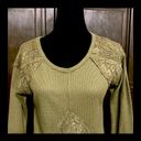 Mossimo Denim Mossimo olive green long sleeves blouse SP Photo 4