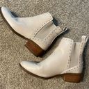 American Eagle Outfitters Off White Pleather Booties Photo 3