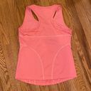 Bcg Neon Coral Racerback Athletic Summer Workout Fitted Tank Top Size Small Photo 1