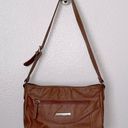 Stone Mountain  camel brown leather shoulder bag Photo 0