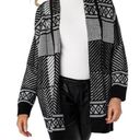 Liverpool NWT  Long Sleeve Open Front Cardigan Black & White Knit Size Small NEW Photo 0