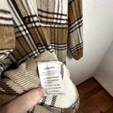 Himosyber Women's Casual Plaid Long Shacket Coat Tan Size Medium NWT NEW Photo 6