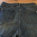 Pilcro and the Letterpress  Crop Leggings Jeans Size 16W 16 Blue Denim Inseam 26 Photo 2