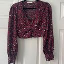 idem Ditto Maroon cheetah Top Photo 0