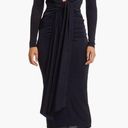 Misha Collection NWT  Francis Slinky Jersey Midi Dress in Navy Photo 0